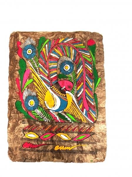 ゲレーロ アマテ 絵画 インテリア クラフト - メキシコ雑貨と