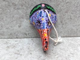ウッドマスク 木製の仮面  [グアテマラ アギラ その２]  ビンテージ
																													