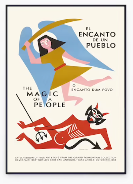 THE MAGIC OF THE PEOPLE ポスター ジラード- メキシコ雑貨とメキシコ 