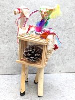 メキシコ 郷土玩具 藁細工  [ムーラ人形 羽根つき 33cm] コルプス・クリスティ
																													