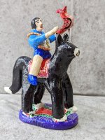 プエブラ 陶芸品 [バルブエナ・アロンソ 少年と黒猫と鳥] イスカール
																													