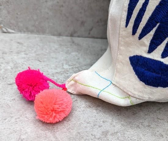 刺繍 オトミ クッション リビング インテリア- メキシコ雑貨と