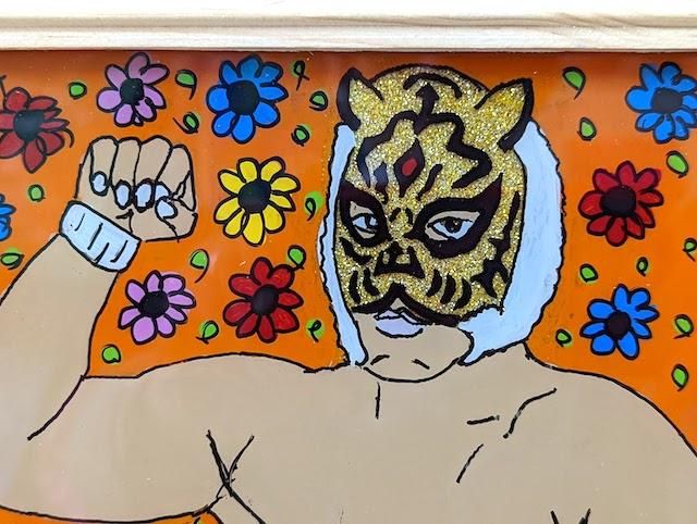 値引き中！ルチャリブレ　マスク　タイガー　メキシコ ルチャリブレ マスク プロレス 覆面 タイガーマスク - メキシコ