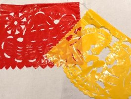 ビニールピカド 切り絵の旗 [ メキシカン 10カラー その2]ビッグサイズ ガーランド
																													