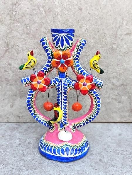 ツリーオブライフ 生命の木 陶芸品 キャンドルホルダー