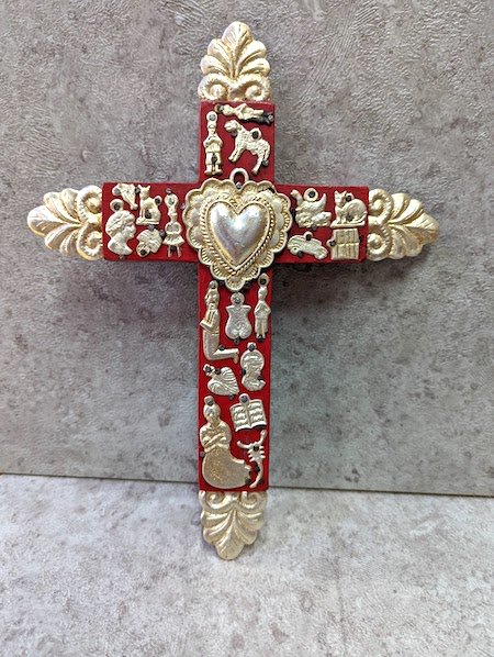 ミラグロ コラソン クロス 十字架 グアダルーペ 教会 インテリア
