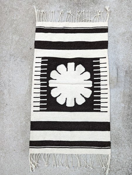 オアハカ サポテックラグ ウールラグ タペテ 絨毯 ラグ- メキシコ雑貨