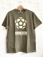 メキシコW杯1970年 Tシャツ [カーキ]XXL,XL,Lサイズ
																													
