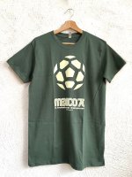 Marka LibreメキシコW杯1970年 Tシャツ [オリーブ]XL,Lサイズ
																													