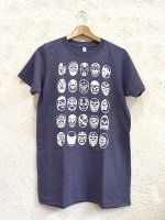 ルチャリブレ マスクマン Tシャツ [25ルチャドーレス チャコールグレー]XL,L,Mサイズ 
																													