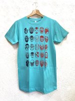 ルチャリブレ マスクマン Tシャツ [25ルチャドーレス エメラルドグリーン]XL,L,Mサイズ 
																													