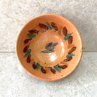 オアハカ アツォンパ 陶器 食器 [ スープ皿  グリーン＆ブラウン ] 
																													
