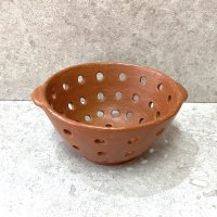 オアハカ バロ・ロホ  土器 食器 [コラドール ざる皿] A
																													