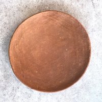 オアハカ バロ・ロホ  土器 食器  [コマル 平皿 21cm] 