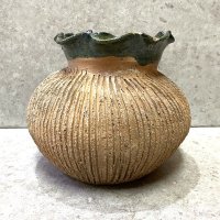 オアハカ アツォンパ 陶器 チア人形  [ 壺型 その１ ] 
																													