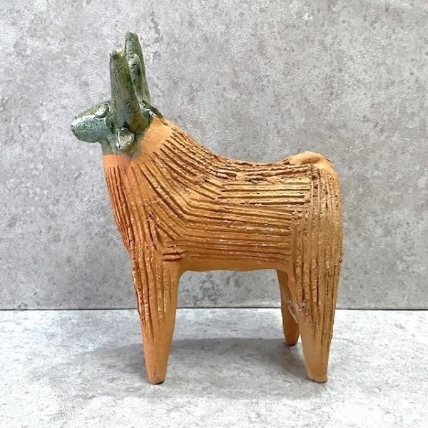 オアハカ チア人形 陶芸 ガーデニング インテリア-メキシコ雑貨