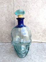 トラケパケ ガラスアイテム [クラネオボトル スカルボトル ブルー] 死者の日
																													