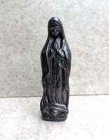 グアダルーペ  聖母マリア像 陶芸品 [ オアハカ バロネグロ 23cm]
																													