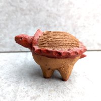 オアハカ アツォンパ 陶器 チア人形  [カメ 7cm ] 
																													