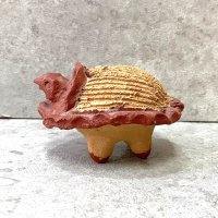 オアハカ アツォンパ 陶器 チア人形  [カメ 6cm ] 
																													