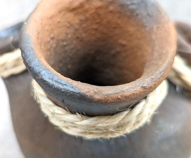 オアハカ タベウア 陶器 土器 ボティホ 壺 花器 - メキシコ雑貨と