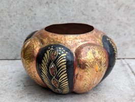ミチョアカン コッパー コブレ [銅壺 花器] ビンテージ