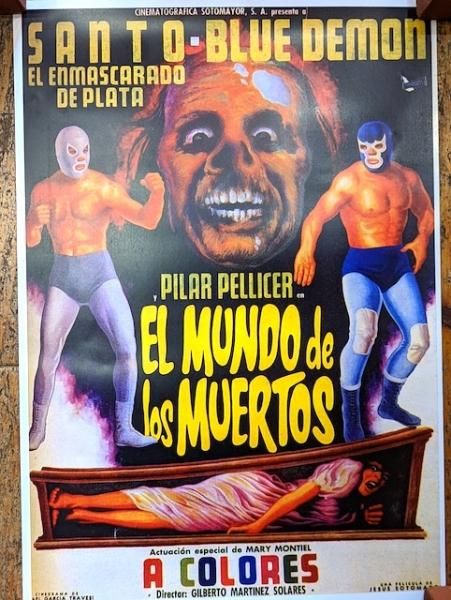 ルチャリブレ シネマ ポスター レプリカ - メキシコ雑貨と