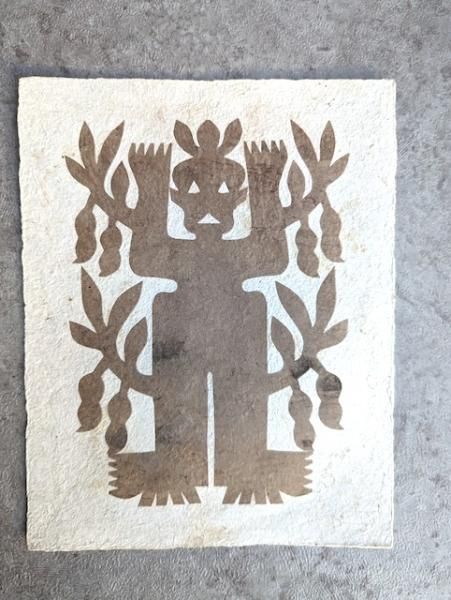 アマテ 切り絵 サンパブリート クラフト - メキシコ雑貨と