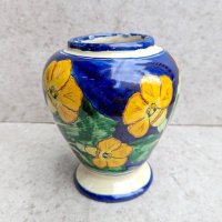 プエブラ タラベラ 陶器 花器 [フラワーポット 18 cm]  ビンテージ
																													
