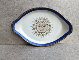 トナラ 陶芸品 陶器 楕円 中皿 オーバルプレート  [D'CASA 太陽 29cm]  
																													
