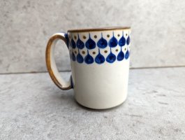 トナラ 陶芸品 陶器 ショットグラス  [D'CASA マグカップ ブルードリップ 10cm]  
																													