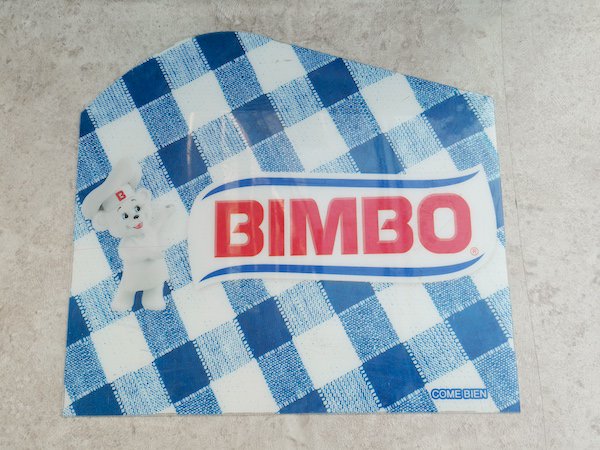 ビンボー BIMBO 看板 インテリア マスコット 白くま パン -メキシコ
