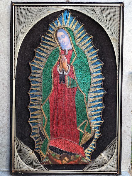 グアダルーペ マリア 聖母 アート イコン インテリア -メキシコ雑貨と