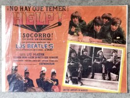 メキシコ 映画  ロビーカード オリジナル [ Help!  映画 1965年 ] The Beatles
																													