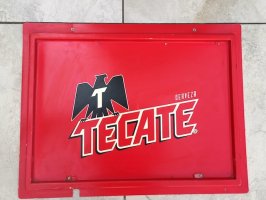 テカテ TECATE セルベッサ [ 看板 サインボード ] ビンテージ
																													