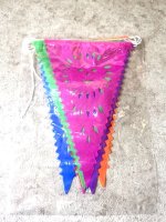 パペルピカド 切り絵の旗 [ 定番デザイン 10カラー ]三角ガーランド
																													