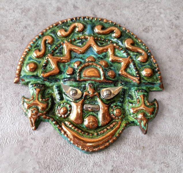 ペルー 銅板 トゥミ インカ インテリア -メキシコ 雑貨とメキシコの民芸店 トンボラ 通販 フォークアート ビンテージ