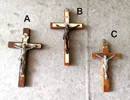 十字架 ウッドクロス ロザリオ  [キリスト ジーザス] ビンテージ
																													