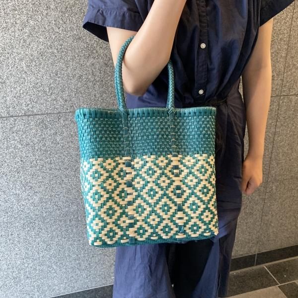 メルカドバッグ かごバッグ オアハカ - メキシコ 民芸品 日用品