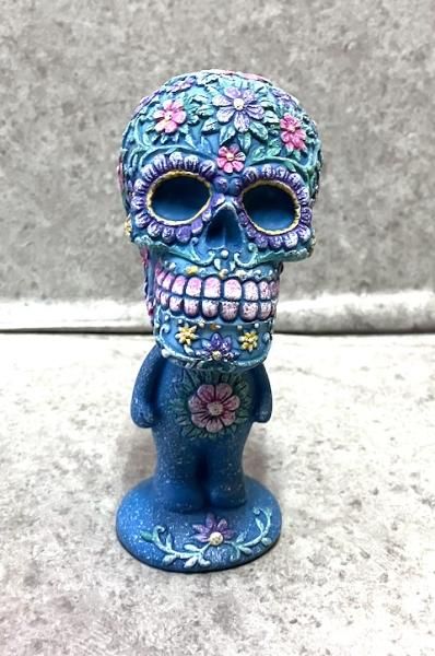カラベラ 死者の日 がいこつ オアハカ 人形 インテリア- メキシコ雑貨