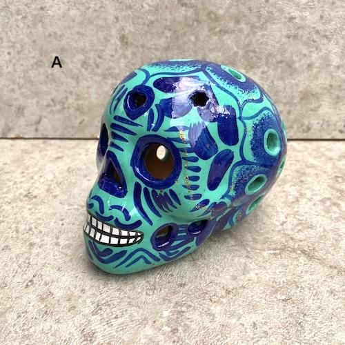 カラベラ 死者の日 がいこつ 陶器 インテリア- メキシコ雑貨とメキシコ