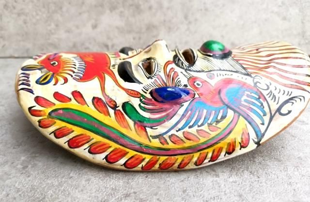 ゲレーロ 陶芸 仮面 マスク- メキシコの雑貨とメキシコの民芸店