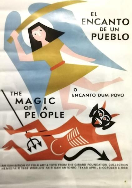 THE MAGIC OF THE PEOPLE ポスター ジラード- メキシコ雑貨と