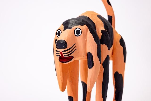 メキシコ オアハカ ウッドカービング ダックスフント 犬 アルマンド・ヒメネス オアハカンウッドカーヴィング ヒメネス 木彫り人形 オアハカの