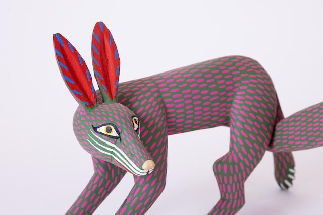 メキシコ オアハカ ウッドカービング カエル コヨーテ アルマンド・ヒメネス メキシコ オアハカ ウッドカービング カエル コヨーテ