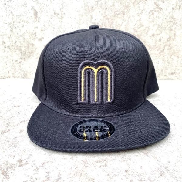 大人気✨ロゴ　ベースボールキャップ　ブラック　M i-uniko_cab130