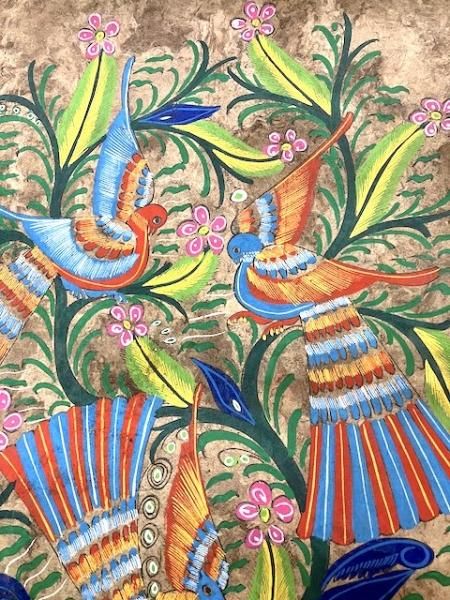 ゲレーロ アマテ 絵画 - メキシコ雑貨とメキシコの民芸店