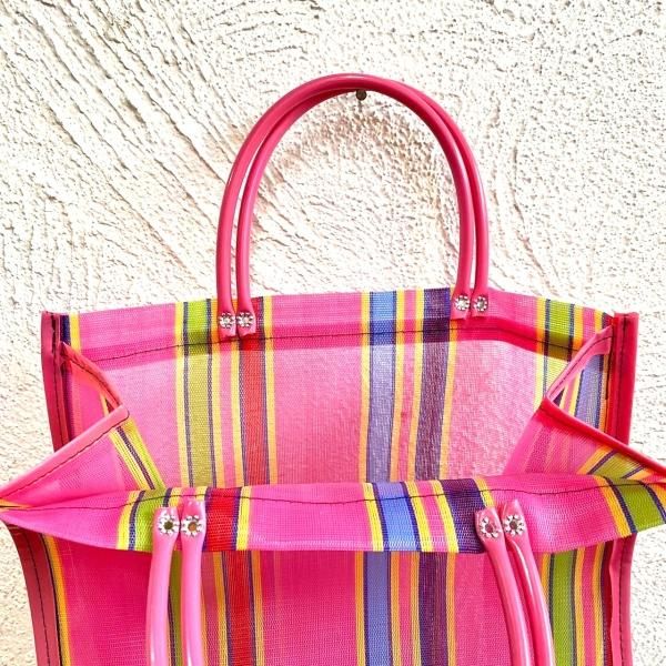 MERCADO BAG - ROMBO - Metallic Pink (S) | Letra｜レトラ公式通販