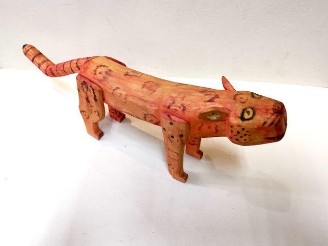 メキシコ ウッドカービング a 木彫り 民藝 古道具 フォークアート 悪魔（オアハカの木彫り）- LABRAVA [メキシコ 民芸 フォーク