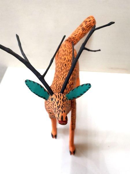 ウッドカーヴィング オアハカの動物 木彫り人形 - メキシコ雑貨 ウッドカーヴィング オアハカの動物 木彫り人形 - メキシコ雑貨